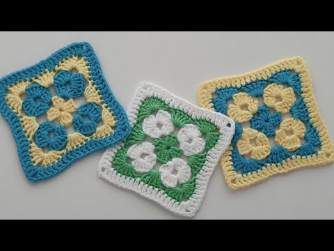 Видео: Руководство для начинающих по вязанию бабушкиных квадратов крючком | Пошаговое руководство