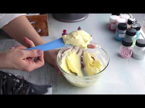 Видео: Простой крем для выравнивания торта. Рецепт крема для покрытия торта.