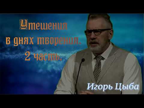 Видео: Утешение в днях творения. Часть 2. Игорь Цыба.
