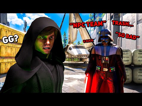 Видео: ОДНА ИЗ САМЫХ ТОКСИЧНЫХ ИГР BATTLEFRONT 2 ГЕРОИ ПРОТИВ ЗЛОДЕЕВ... (Battlefront 2)