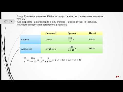 Видео: Моделиране с дробни уравнения  Упражнение