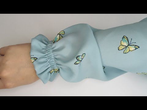 Видео: Очень стильный дизайн рукава / Техники шитья, которые добавят воздушности вашим платьям