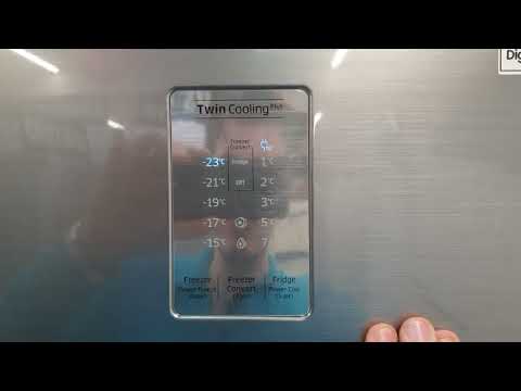 Видео: Дисплей на холодильнике Samsung. Функция Freezer Convert. Как работать с ним(дисплеем)?