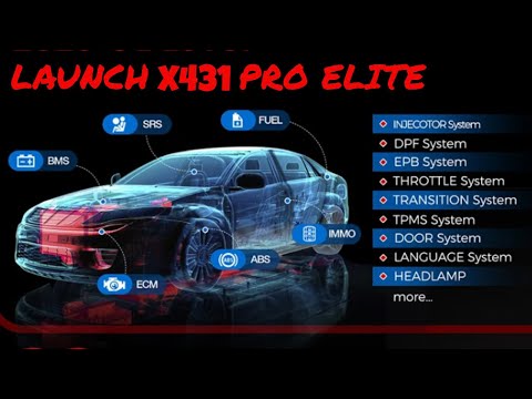 Видео: LAUNCH X431 PRO ELITE в реальных условиях (диагностика и сервисные функции)