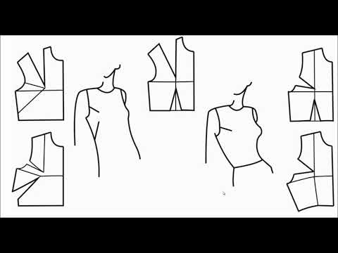 Видео: 5.1 Моделирование. Перевод вытачек. Часть 1