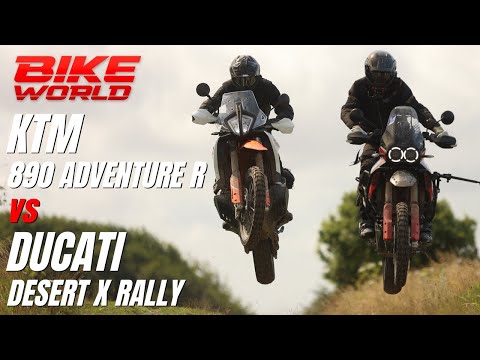 Видео: KTM 890 Adventure R против Ducati Desert X Rally | Внедорожное состязание