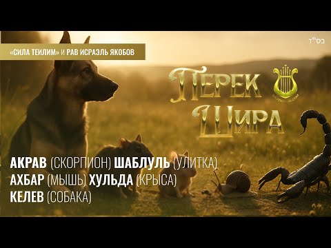 Видео: 🎻 Перек Шира. Скорпион. Улитка. Муравей. Мышь. Крыса. Собака. Урок 51. Рав Исраэль Якобов