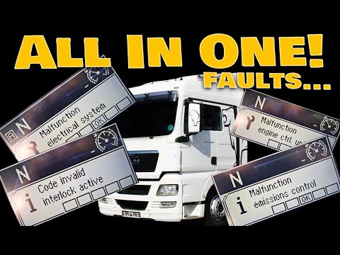 Видео: Man Tgx - Не заводится - Непонятные неисправности двигателя и коробки передач