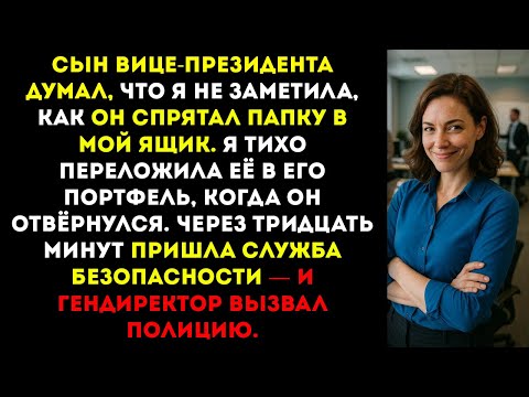 Видео: Я позволила сыну вице-президента подставить себя и добилась его ареста офисная месть