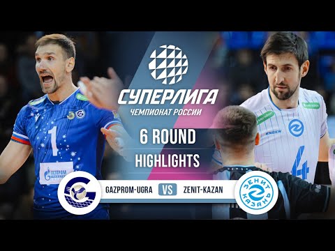 Видео: «Газпром-Югра» — «Зенит-Казань» | ОБЗОР | 6-й тур | Суперлига 2025-2026