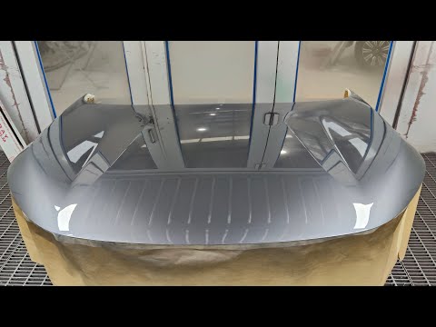 Видео: Окраска распылением и подготовительные работы Chery Bonnet