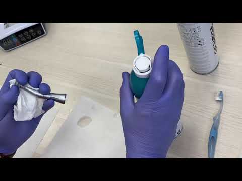 Видео: 2CAR20: Ввод в эксплуатацию и обработка углового хирургического наконечника