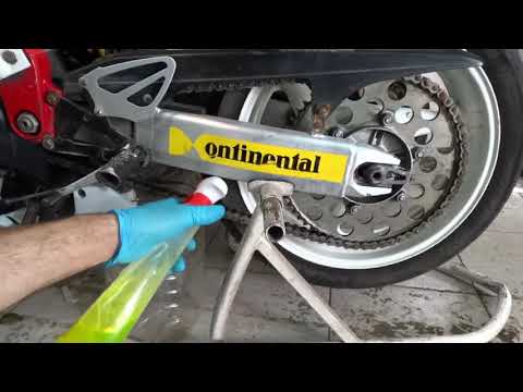 Видео: DIY Moto Chain cleaning, how to. Как да почистим  верига на мотоциклет.