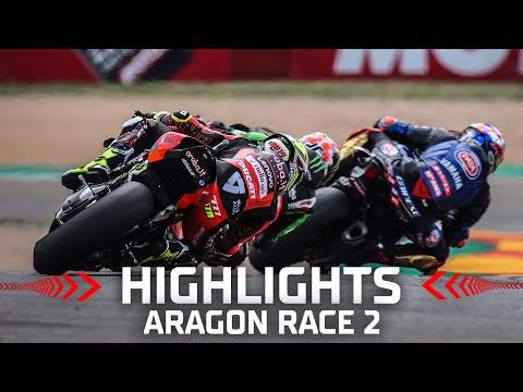 Видео: Главные моменты гонки WorldSBK 2 | Раунд в Арагоне 2022 года