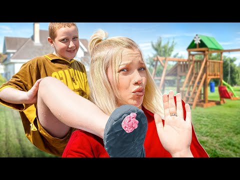 Видео: ВРЕДНЫЙ РЕБЕНОК! Ребятам стали НЯНЯМИ!