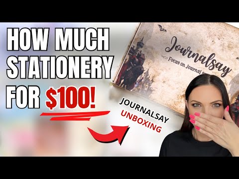 Видео: Сколько канцелярских товаров можно купить за 100 долларов? | Распаковка и доставка канцелярских т...