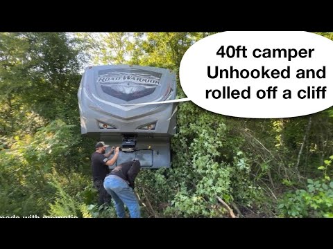 Видео: Кемпер съезжает с горной тропы