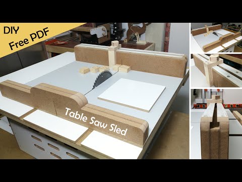 Видео: Настольная пила салазки / Table Saw Sled