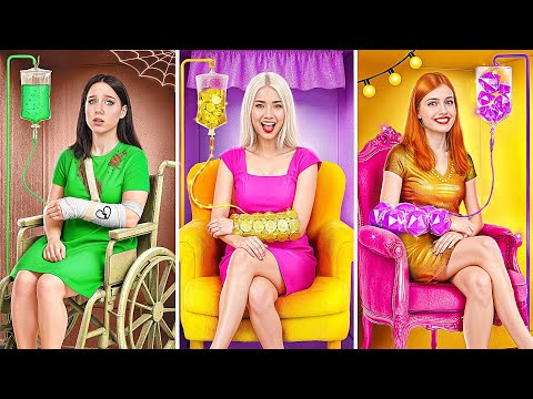 Видео: Бедная vs Богатая vs Гига Богатая в Больнице | Смешные Ситуации и Неудачи от Multi DO Girls