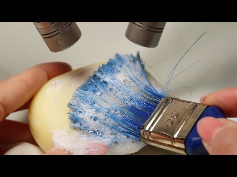 Видео: АСМР Звуки мыльной кисти 🧼