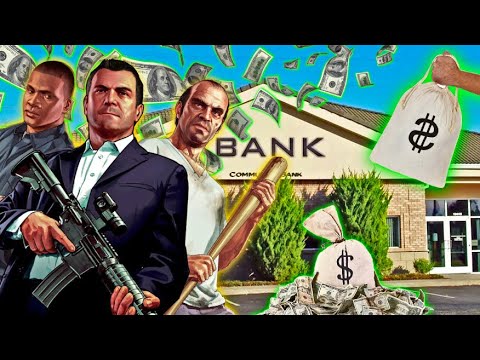 Видео: ОБРАХМЕ БАНКАТА! - GTA V #9