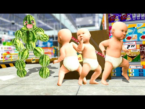 Видео: Қарбыз адам Балаларды қуалады! Gainward GeForce RTX 4070!