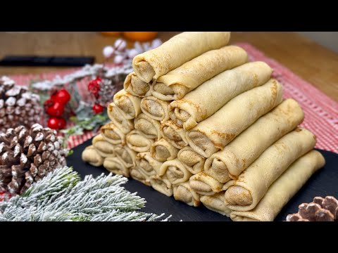 Видео: Самые Вкусные Блинчики С Мясной Начинкой на Новогодний Стол