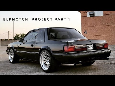 Видео: Безумная сборка купе Foxbody 1990 года «BLKNOTCH_PROJECT» — Часть 1