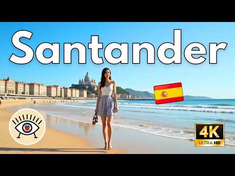 Видео: 👑 Сантандер 🏖️ Город королей 🇪🇸 (Пешеходная экскурсия 4K) 😍🌊