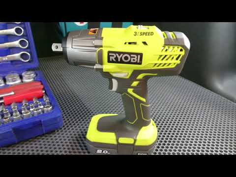 Видео: Ударный гайковерт Ryobi ONE+ R18IW3-0 5133002436