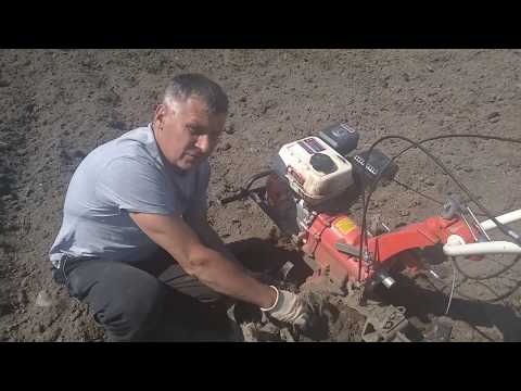 Видео: Пашем Мотоблоком BRAIT BR 105 Деревня Юксеево Красноярский край