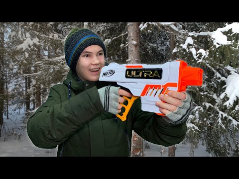 Видео: УЛЬТРА МАГНУС НА 100 FPS? | Обзор бластера NERF ULTRA FIVE