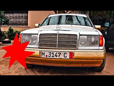 Видео: ДТП в Африке! Что делать? Мерседес  W124. Финал? АФРИКА #6