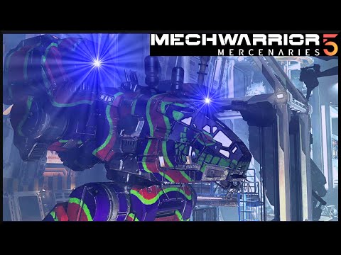 Видео: Mechwarrior 5 Mercenaries. Катапульта CPLT-J. Обзор геройского меха.