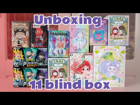 Видео: Коробки-сюрпризы Lucky Emma, ShinWoo, zZoton, Re-ment и другие | unbox blind box