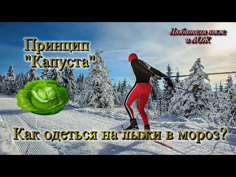 Видео: Принцип "Капуста". Как одеваться на лыжи в мороз?