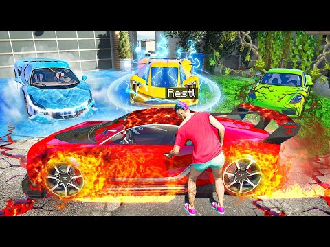 Видео: СОБРАЛ РЕДКИЕ МАШИНЫ СТИХИЙ В ГТА 5 ОНЛАЙН! (GTA 5 ONLINE)