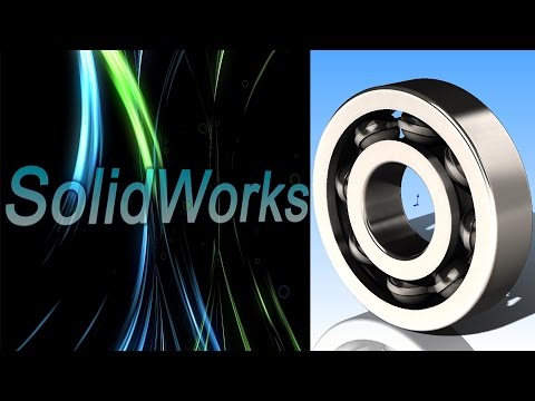 Видео: SolidWorks. Подшипник. (Урок 7) / Уроки SolidWorks