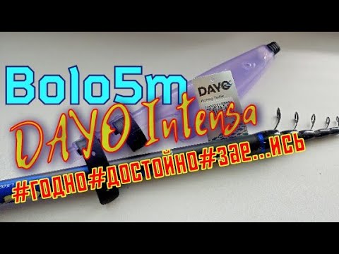 Видео: DAYO Intensa/bolo5m.Обзор Достойной Удочки С Кольцами.