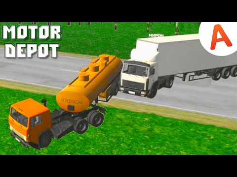 Видео: Разбил Новый Камаз - Motor Depot (мобильные игры)