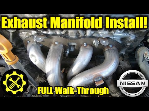 Видео: Nissan Altima 2.5L 2007–2013 годов выпуска — как заменить выпускной коллектор/каталитический нейт...