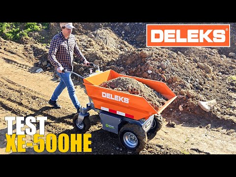 Видео: DELEKS Электротачка 100% электрическая XE500HE в сочетании с Мини-экскаватором M180
