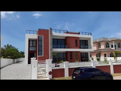 Видео: Роскошная вилла на продажу — Ямайка Бич Тауэр Айл