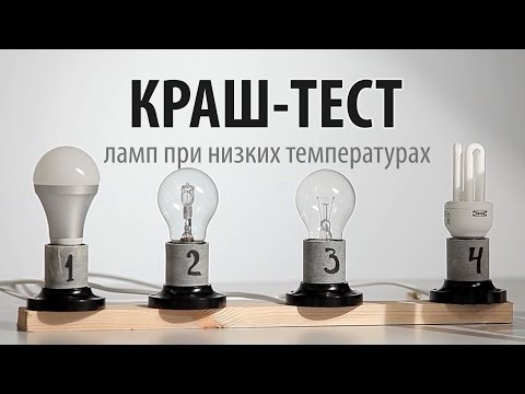 Видео: КРАШ-ТЕСТ ламп при низких температурах (HI-TESTING)