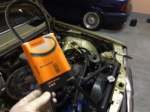 Видео: Сделай сам #1 Как поменять приводные ремни двигателя на Mercedes 300d OM617 w123