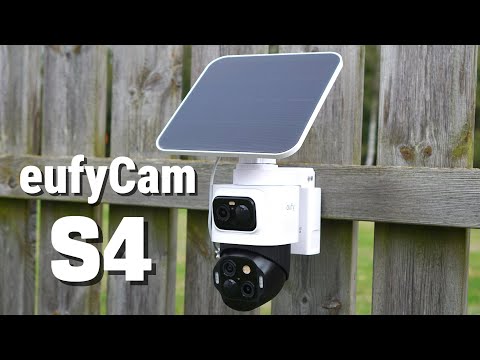 Видео: Обзор пулевидной PTZ-камеры безопасности eufyCam S4 с тремя объективами, солнечной батареей и иск...