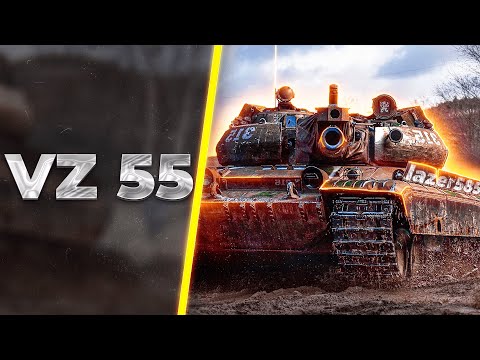 Видео: VZ. 55 ПУТЬ К 3 ОТМЕТКАМ НА ЧЕШСКОМ КРЕПЫШЕ С ДОЗАРЯДКОЙ | Tanks Blitz