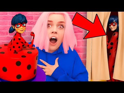 Видео: НИКОГДА не пеки ТОРТ ЛЕДИ БАГ НОЧЬЮ!!!