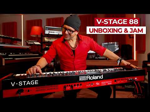Видео: Roland V-STAGE Распаковка и джем