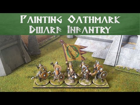 Видео: Покраска Oathmark Dwarf Infantry